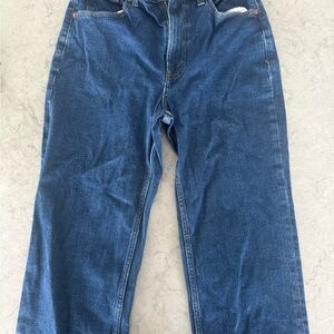 Abercrombie Ankle Straight ultra High rise Blue Denim Jeans W28